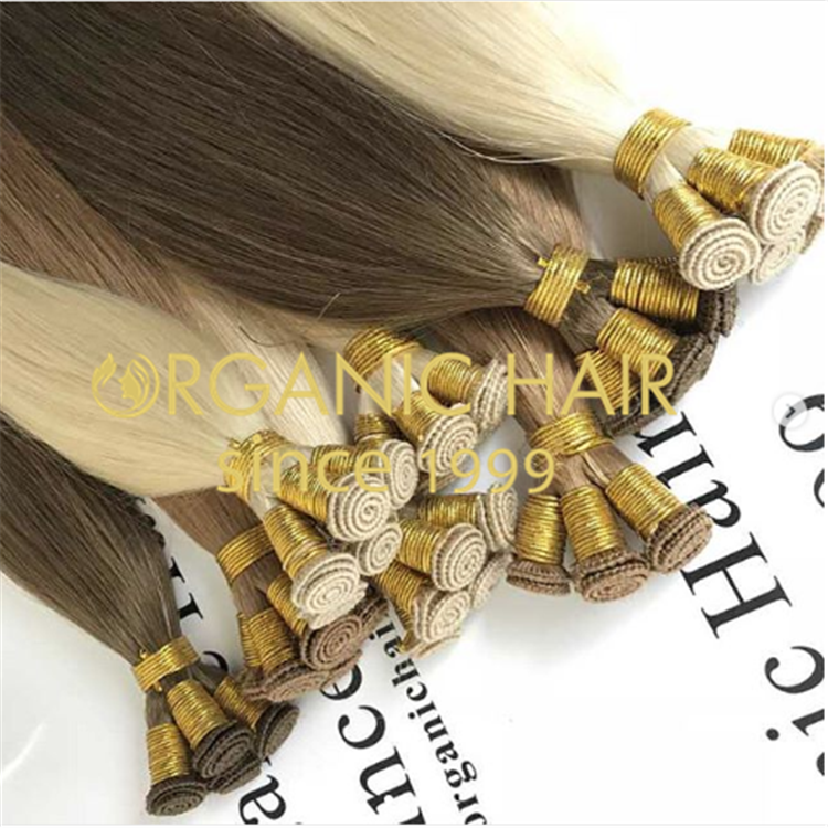 China wholesale 100% virgin human hand tie weft ,double drawn A33